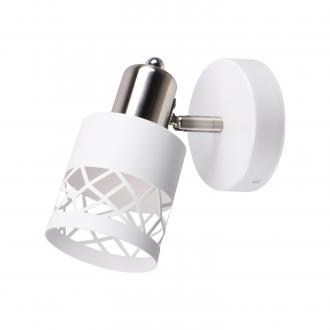 Спотовый светильник ЭкономСвет 20718/1wWT+SN WT - Интернет-магазин бытовой техники, вентиляции, гигиенического оборудования Энерготехника, Екатеринбург