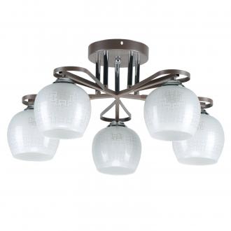 Подвесной светильник ЭкономСвет 10163/5COP+CR WT - Интернет-магазин бытовой техники, вентиляции, гигиенического оборудования Энерготехника, Екатеринбург