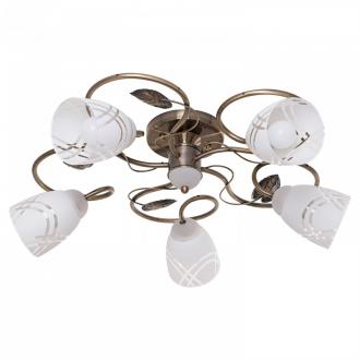 ЭкономСвет Люстра классическая 0010/5AB WT - Интернет-магазин бытовой техники, вентиляции, гигиенического оборудования Энерготехника, Екатеринбург