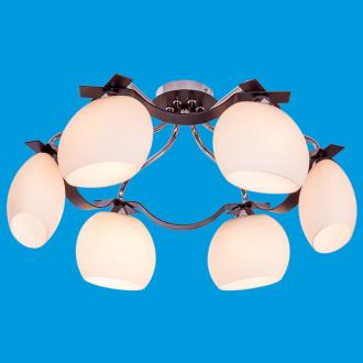 ЭкономСвет.Люстра 10166A / 6WENGE CR MK - Интернет-магазин бытовой техники, вентиляции, гигиенического оборудования Энерготехника, Екатеринбург