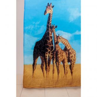 Delphinium.Штора д/ванной WS-817 (жирафы) 180х180 104115 - Интернет-магазин бытовой техники, вентиляции, гигиенического оборудования Энерготехника, Екатеринбург
