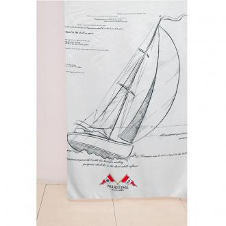 Delphinium.Штора для ванной WS-817 (парус) 180х180 104161 - Интернет-магазин бытовой техники, вентиляции, гигиенического оборудования Энерготехника, Екатеринбург