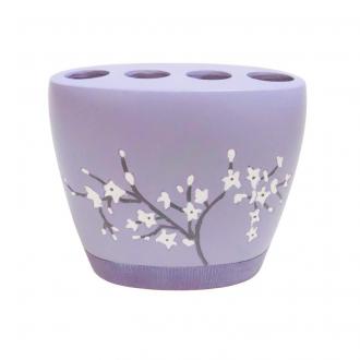 Delphinium.Стакан д/зубных щеток "Сакура" полирезина 106103 - Интернет-магазин бытовой техники, вентиляции, гигиенического оборудования Энерготехника, Екатеринбург