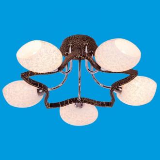 ЭкономСвет.Люстра 10821B / 5CR + BNBK WT - Интернет-магазин бытовой техники, вентиляции, гигиенического оборудования Энерготехника, Екатеринбург