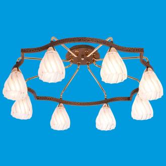 ЭкономСвет.Люстра 10883 / 8FGD + BNBK WT - Интернет-магазин бытовой техники, вентиляции, гигиенического оборудования Энерготехника, Екатеринбург