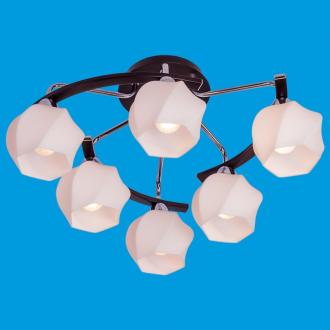 ЭкономСвет.Светильник 10937 / 6CR + BK MK - Интернет-магазин бытовой техники, вентиляции, гигиенического оборудования Энерготехника, Екатеринбург