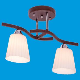 ЭкономСвет.Люстра 11137 / 2CR BR WT - Интернет-магазин бытовой техники, вентиляции, гигиенического оборудования Энерготехника, Екатеринбург