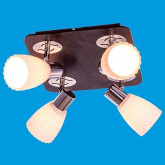 ЭкономСвет.Спот потолочный 12713 / 4CR WENGE WT - Интернет-магазин бытовой техники, вентиляции, гигиенического оборудования Энерготехника, Екатеринбург