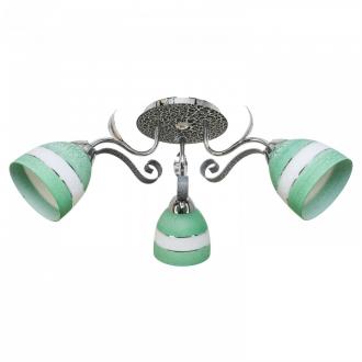 Потолочный светильник ЭкономСвет 1857LM/3CR WT+GN - Интернет-магазин бытовой техники, вентиляции, гигиенического оборудования Энерготехника, Екатеринбург