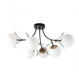 Светильник в стиле модерн 51638/6BK+GD WT ЭкономСвет - Интернет-магазин бытовой техники, вентиляции, гигиенического оборудования Энерготехника, Екатеринбург