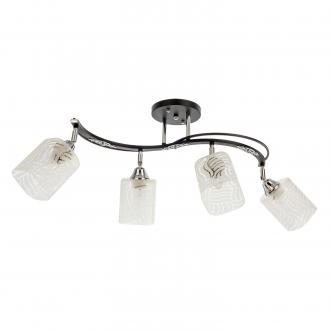 Спотовый светильник ЭкономСвет 50578/4CR+BK WT - Интернет-магазин бытовой техники, вентиляции, гигиенического оборудования Энерготехника, Екатеринбург