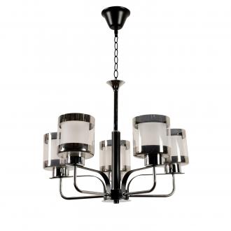 Светильник классический 10357/5CR+BK WT+CL ЭкономСвет - Интернет-магазин бытовой техники, вентиляции, гигиенического оборудования Энерготехника, Екатеринбург