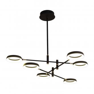 Gerhort Потолочный светодиодный светильник G61301/6BK+GD - Интернет-магазин бытовой техники, вентиляции, гигиенического оборудования Энерготехника, Екатеринбург