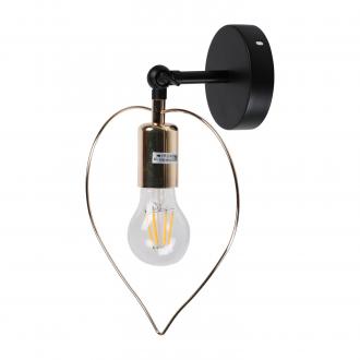 ЭкономСвет.Светильник подвес 10158/1wBK+GD - Интернет-магазин бытовой техники, вентиляции, гигиенического оборудования Энерготехника, Екатеринбург