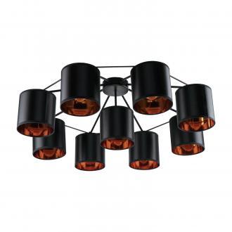 Потолочный светильник ЭкономСвет 10910/9BK BK+GD - Интернет-магазин бытовой техники, вентиляции, гигиенического оборудования Энерготехника, Екатеринбург