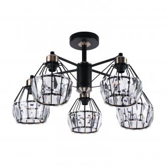 Потолочный светильник ЭкономСвет 10035/5BK+AB BK - Интернет-магазин бытовой техники, вентиляции, гигиенического оборудования Энерготехника, Екатеринбург