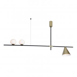 Gerhort Потолочный светильник лофт G31121/3BK+GD GD+WT - Интернет-магазин бытовой техники, вентиляции, гигиенического оборудования Энерготехника, Екатеринбург