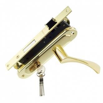 TRODOS.Замок врезной 70-/76 SВ (золото мат) 202098 - Интернет-магазин бытовой техники, вентиляции, гигиенического оборудования Энерготехника, Екатеринбург