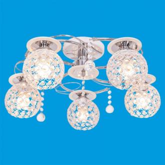 ЭкономСвет.Люстра модерн 20345 / 5CR + WT - Интернет-магазин бытовой техники, вентиляции, гигиенического оборудования Энерготехника, Екатеринбург