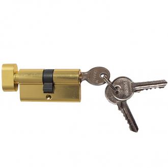 Цилиндр алюминиевый ЦМВ 60(30/30)-3K PB (золото) 208057 - Интернет-магазин бытовой техники, вентиляции, гигиенического оборудования Энерготехника, Екатеринбург