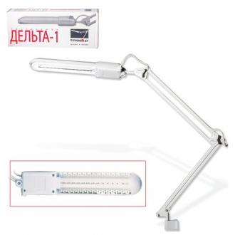 ТРАНСВИТ Светильник настольный Дельта 1 на струбцине, люминесцентный 11Вт белый 70см G23 с BL-1 - Интернет-магазин бытовой техники, вентиляции, гигиенического оборудования Энерготехника, Екатеринбург