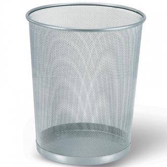 BRAUBERG Корзина для бумаг "Germanium", большая, металлическая, 20 л, серебристая - Интернет-магазин бытовой техники, вентиляции, гигиенического оборудования Энерготехника, Екатеринбург