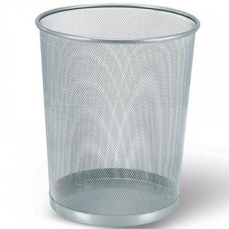BRAUBERG Корзина для бумаг "Germanium", большая, металлическая, 20 л, серебристая - Интернет-магазин бытовой техники, вентиляции, гигиенического оборудования Энерготехника, Екатеринбург