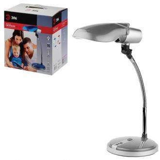 ЭРА Светильник настольный NE-301, на подставке, для люминесцентной или светодиодной лампы, серебро - Интернет-магазин бытовой техники, вентиляции, гигиенического оборудования Энерготехника, Екатеринбург