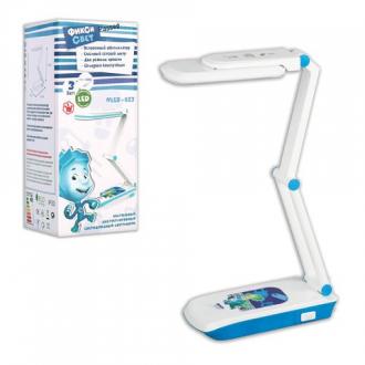 ЭРА Светильник настольный NLED-423 Фиксики на подставке светодиодный аккумуляторный 3Вт белый/синий - Интернет-магазин бытовой техники, вентиляции, гигиенического оборудования Энерготехника, Екатеринбург