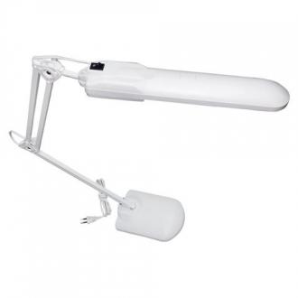 ТРАНСВИТ Светильник настольный Дельта + на подставке люминесцентный, 11 Вт, белый, высота 70 см, 2G7 - Интернет-магазин бытовой техники, вентиляции, гигиенического оборудования Энерготехника, Екатеринбург