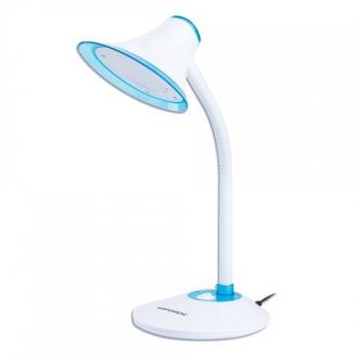 SONNEN Светильник настольный OU-608, на подставке, светодиодный, 5 Вт, белый/синий - Интернет-магазин бытовой техники, вентиляции, гигиенического оборудования Энерготехника, Екатеринбург