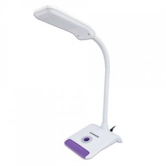 SONNEN Светильник настольный OU-147, на подставке, светодиодный, 5 Вт, белый/фиолетовый - Интернет-магазин бытовой техники, вентиляции, гигиенического оборудования Энерготехника, Екатеринбург