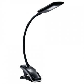 SUPRA Светильник настольный SL-TL504, на прищепке, светодиодный, 5 Вт, сенсорное управление, черный - Интернет-магазин бытовой техники, вентиляции, гигиенического оборудования Энерготехника, Екатеринбург