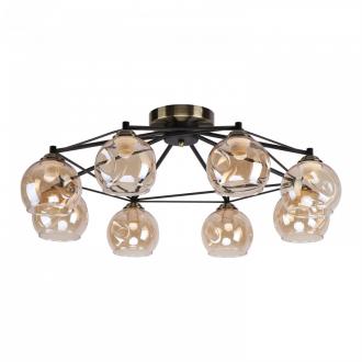 Потолочный светильник ЭкономСвет 25031/8BK+AB AMB - Интернет-магазин бытовой техники, вентиляции, гигиенического оборудования Энерготехника, Екатеринбург