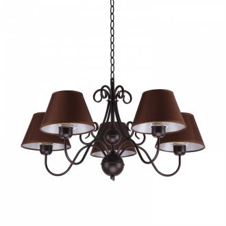 Потолочный светильник ЭкономСвет 26047/5BR BR - Интернет-магазин бытовой техники, вентиляции, гигиенического оборудования Энерготехника, Екатеринбург