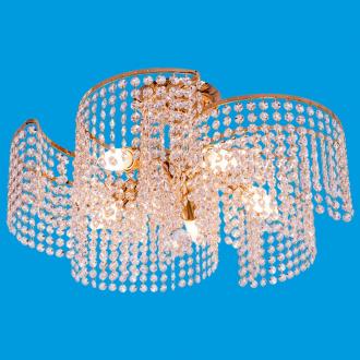 ЭкономСвет.Люстра потолочная хрусталь 2829 / 5FG + WT - Интернет-магазин бытовой техники, вентиляции, гигиенического оборудования Энерготехника, Екатеринбург