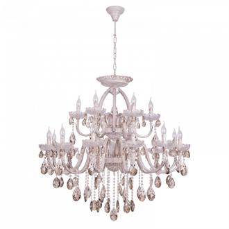 ЭкономСвет.Люстра потолочная классика с хрусталем 2841 / 18WG WT NC - Интернет-магазин бытовой техники, вентиляции, гигиенического оборудования Энерготехника, Екатеринбург