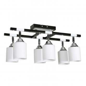 Потолочный светильник ЭкономСвет 2609/6 BK+CR MK - Интернет-магазин бытовой техники, вентиляции, гигиенического оборудования Энерготехника, Екатеринбург