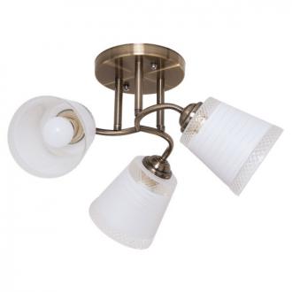 Люстра классическая ЭкономСвет 30676/3AB WT - Интернет-магазин бытовой техники, вентиляции, гигиенического оборудования Энерготехника, Екатеринбург