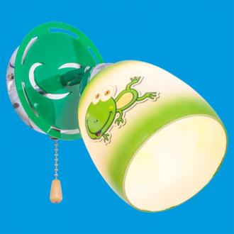 ЭкономСвет.Детский бра 3182 / 1wCR WT + GN - Интернет-магазин бытовой техники, вентиляции, гигиенического оборудования Энерготехника, Екатеринбург