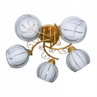 Потолочный светильник ЭкономСвет 31944/5MGD WT+CL - Интернет-магазин бытовой техники, вентиляции, гигиенического оборудования Энерготехника, Екатеринбург