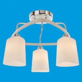 ЭкономСвет.Люстра модерн 33218 / 3CR + WT WT - Интернет-магазин бытовой техники, вентиляции, гигиенического оборудования Энерготехника, Екатеринбург