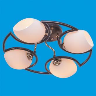 ЭкономСвет.Люстра 33916 / 4FGD BKD WT - Интернет-магазин бытовой техники, вентиляции, гигиенического оборудования Энерготехника, Екатеринбург