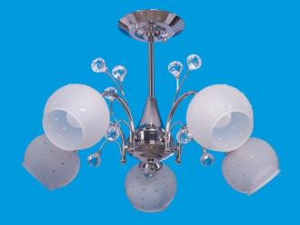 ЭкономСвет.Люстра 3481 / 5CR WT - Интернет-магазин бытовой техники, вентиляции, гигиенического оборудования Энерготехника, Екатеринбург