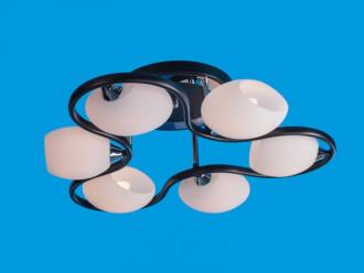 ЭкономСвет.Люстра 35557 / 6CR + WENGUE MK - Интернет-магазин бытовой техники, вентиляции, гигиенического оборудования Энерготехника, Екатеринбург