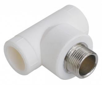 Тройник комбинированный 20X3/4 НР PPR 1/80/25 - Интернет-магазин бытовой техники, вентиляции, гигиенического оборудования Энерготехника, Екатеринбург