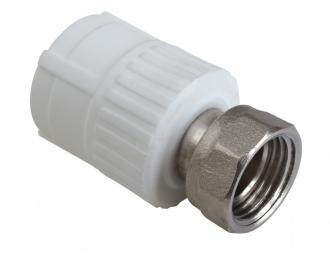 Муфта с накидной гайкой 20X1/2 PPR /220/20 - Интернет-магазин бытовой техники, вентиляции, гигиенического оборудования Энерготехника, Екатеринбург