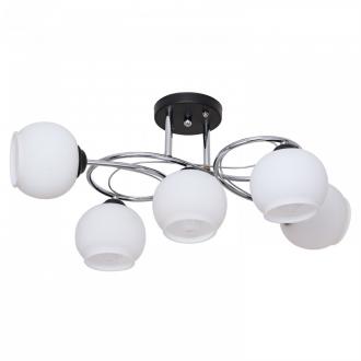 Потолочный светильник ЭкономСвет 380/5CR+BK WT - Интернет-магазин бытовой техники, вентиляции, гигиенического оборудования Энерготехника, Екатеринбург