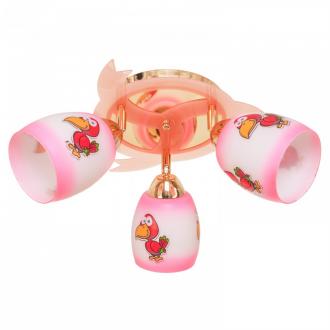 ЭкономСвет.Детский бра 4268/3FGD WT+PK - Интернет-магазин бытовой техники, вентиляции, гигиенического оборудования Энерготехника, Екатеринбург