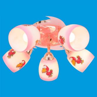 ЭкономСвет.Детский бра 4268/5FGD WT+PK - Интернет-магазин бытовой техники, вентиляции, гигиенического оборудования Энерготехника, Екатеринбург